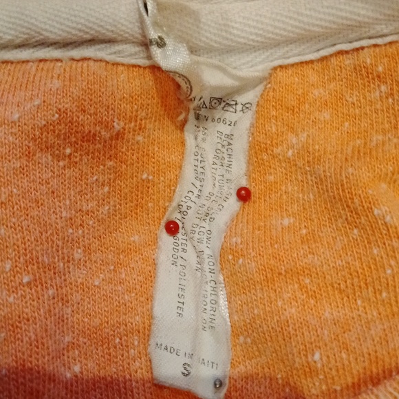 L.A.T Apparel Women's Orange Sweatshirt Sz S- " You're so Golden" Logo - Picture 9 of 10